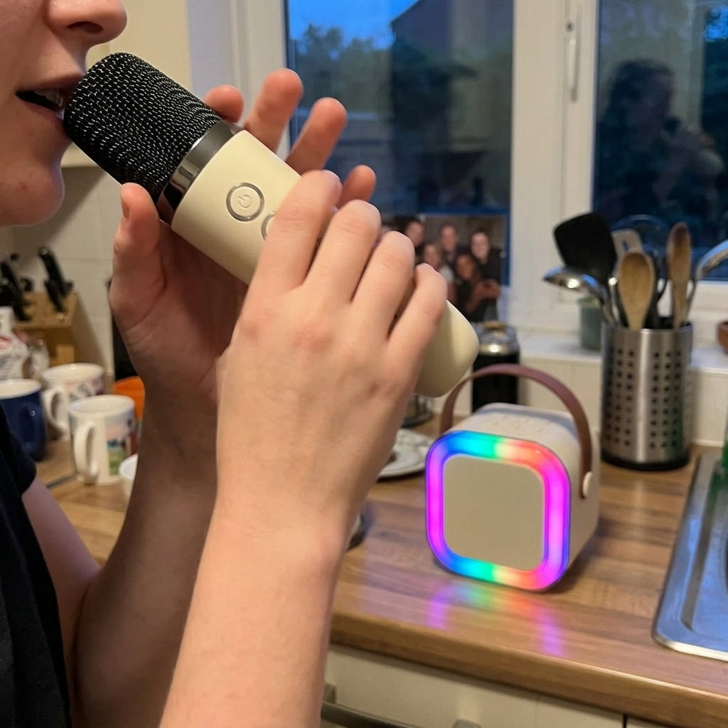 Encore Portable Karaoke Speaker with Wireless Mic
