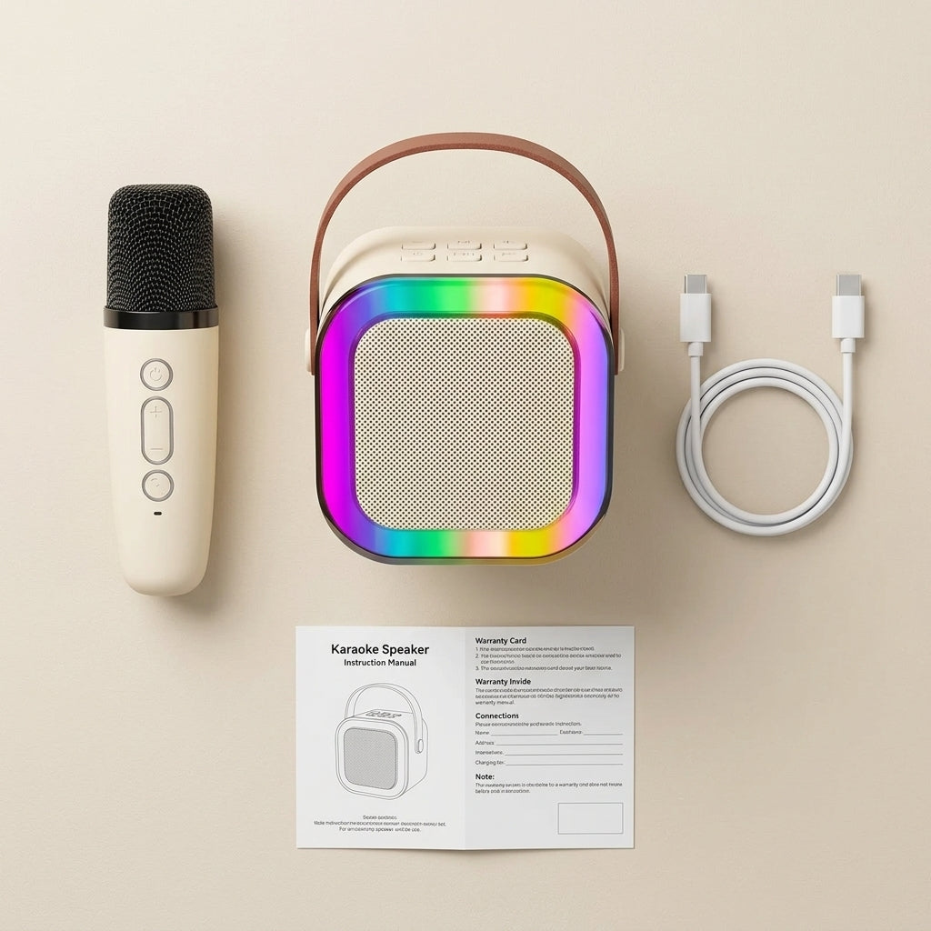 Encore Portable Karaoke Speaker with Wireless Mic